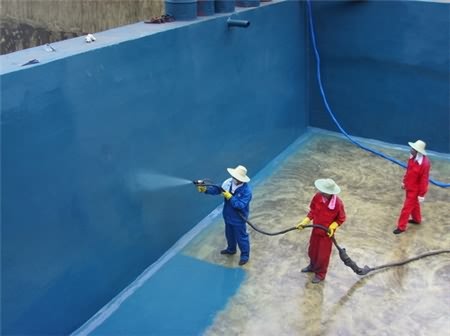 游泳池，污水池聚脲噴涂